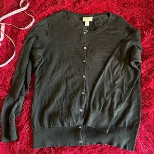 LOFT Girl’s Black Cardigan Sweater